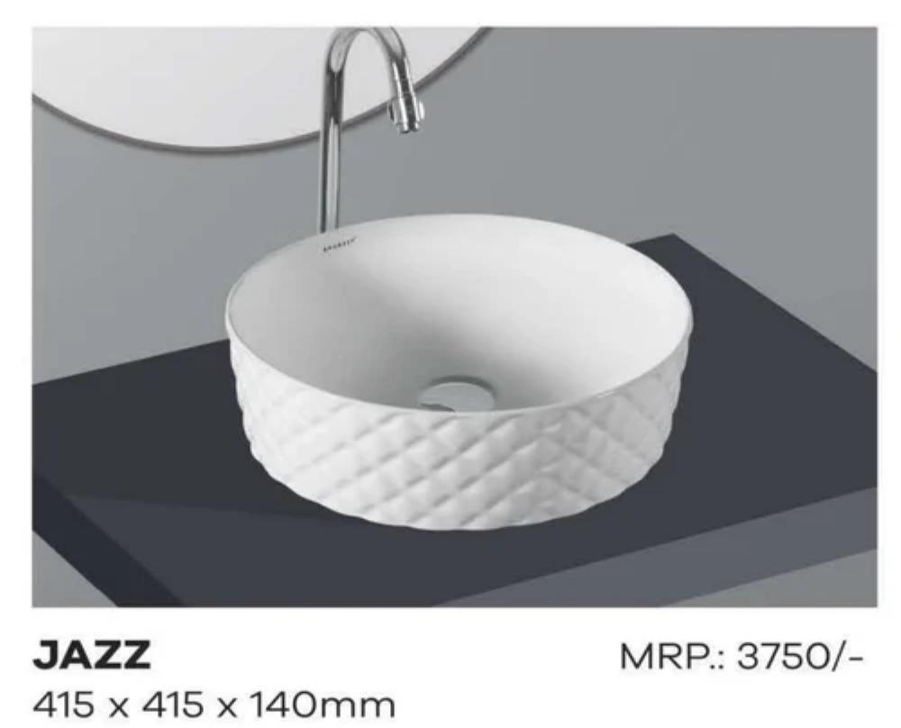 Ceramic Tabletop Wash Basin Jazz